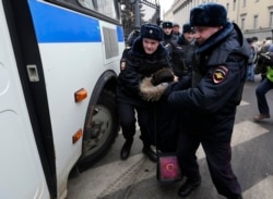 Задержания в Москве. 2 марта 2014 года