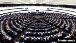 FRANCE – Plenary hall of European parliament in Strasbourg, April 16, 2013
