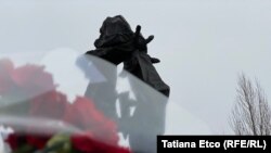Monumentul victimelor fascismului, la care au loc ceremoniile de comemorare a victimelor Holocaustului, Chișinău
