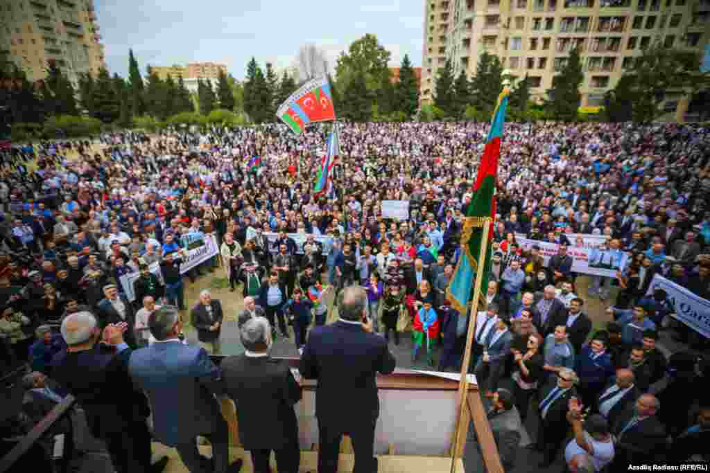 Bakıda Qarabağa azadlıq tələbi ilə aksiya