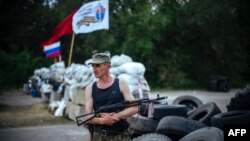 Блокпост луганских сепаратистов