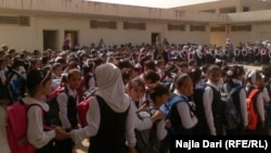 إحدى المدارس المكتظة في بغداد