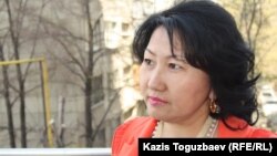 Айна Шорманбаева, президент НПО «Международная правовая инициатива». Алматы, 22 апреля 2014 года.