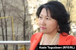 Айна Шорманбаева, президент НПО «Международная правовая инициатива». Алматы, 22 апреля 2014 года.