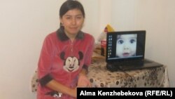 Жансая Тосубаева, студентка Казахского экономического университета имени Турара Рыскулова. Алматы, 15 ноября, 2013 года.