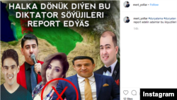 Instragramda üstlerinden "report edilmekçi" bolunýan aýdymçylar.