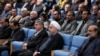 Iranian President Hassan Rouhani in meeting with a group of journalists and reporters in Tehran, on Thursday June 15, 2017.