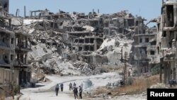 Руины города Хомс