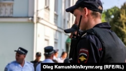 Российская полиция в Крыму, иллюстрационное фото