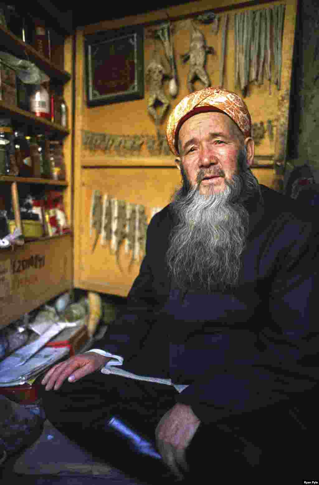 A medicine man - Many see a political aspect to the redevelopment project in Kashgar, which Chinese officials consider a breeding ground for Uyghur separatism.