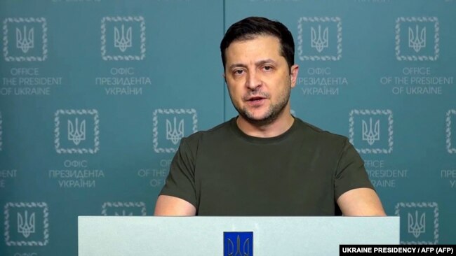 Presidenti i Ukrainës, Volodymyr Zelensky.
