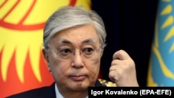 Kazakh President Qasym-Zhomart Toqaev (file photo)