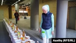 Ифтар в мечети Казани. Татарстан, 25 мая 2019 года.