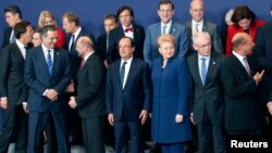 Лидеры стран Евросоюза на саммите ЕС в Брюсселе, 24 октября