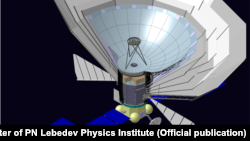 Космическая обсерватория "Миллиметрон" ("Спектр-М"), визуализация 