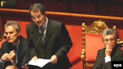 Романо Проди подал в отставку из-за двух голосов в парламенте