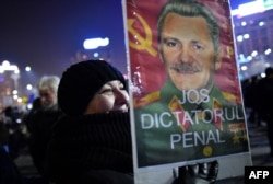Protest împotriva lui Liviu Dragnea la București, februarie 2017