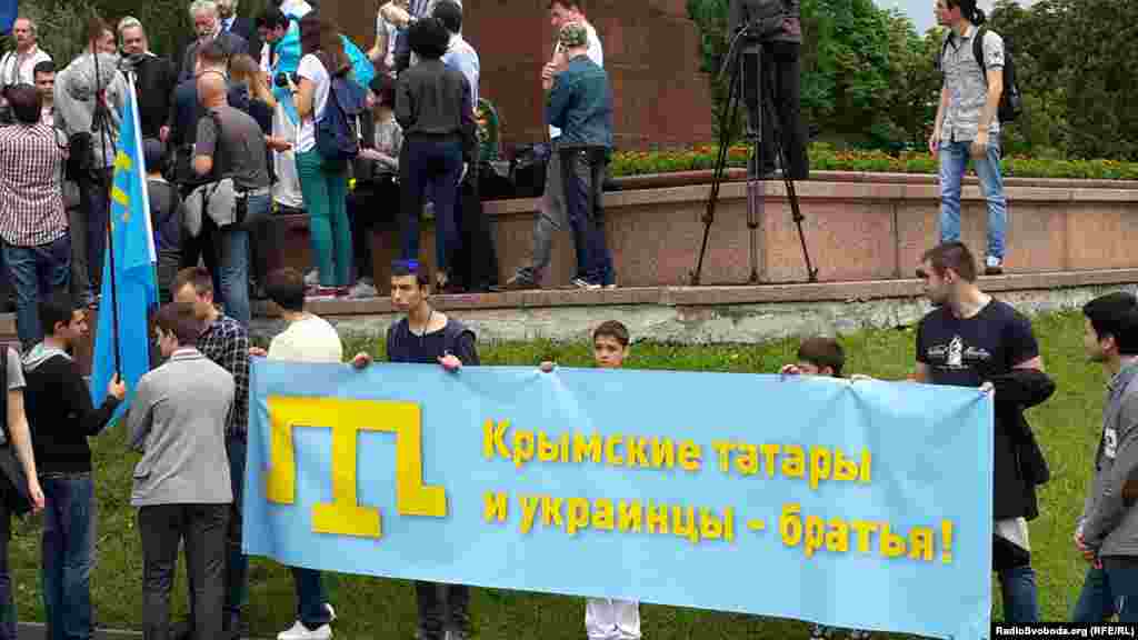 Ukraine -- 70th Anniversary of Crimean Tatar Deportation, Kyiv18MAY2014