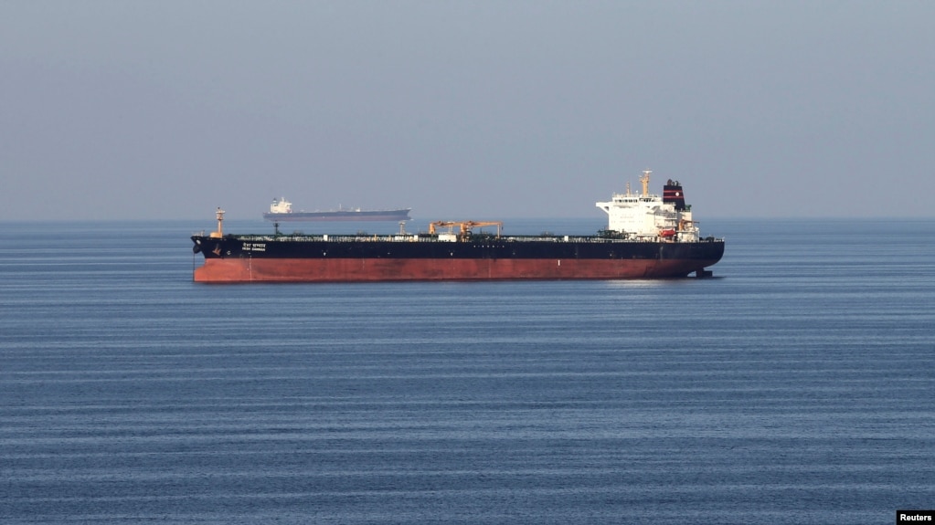 Oil tankers pass through the Strait of Hormuz. File photo