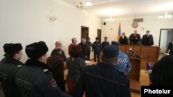 Armenia - The Court of Appeals hands down a verdict on the appeals of Samvel Babayan and two other men accused of illegal arms acquisition, 27 February 2018.