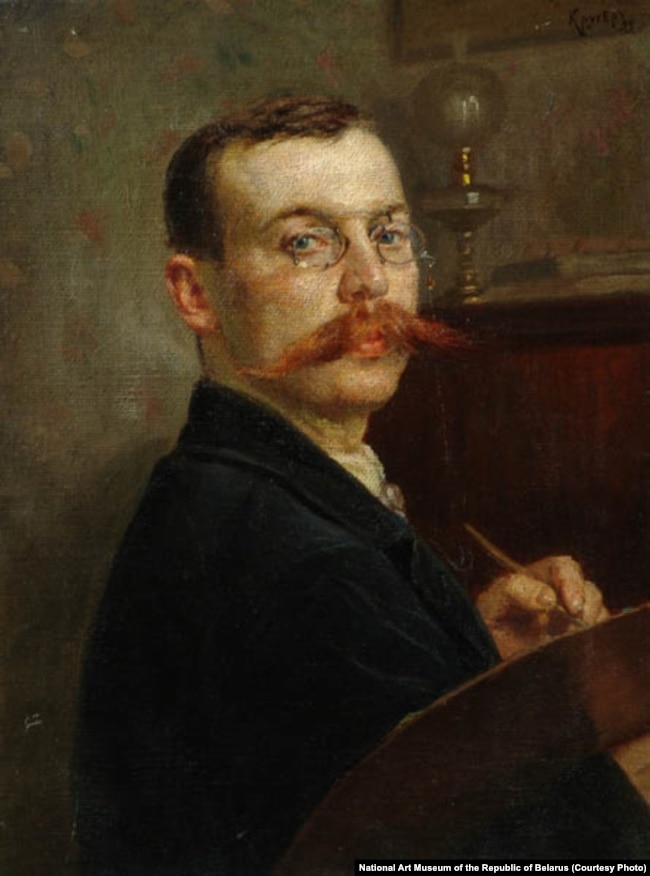 Янкель Кругер. Аўтапартрэт. 1899 г.