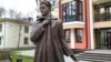 Belarus - A monument "Dedication to a poet" in Minsk. 24Nov2017