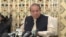 Ousted Prime Minister Nawaz Sharif addresses the press in Islamabad on September 26.