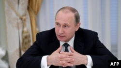 Russian President Vladimir Putin said Kyiv's actions were "stupid" and "criminal" and that there was no point in holding talks on the foundering peace process in eastern Ukraine.