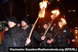 Акція до дня пам’яті героїв Крут у Херсоні, 29 січня 2016 року