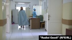 В больнице в Таджикистане.