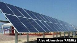 Kazakhstan – Solar power plant. Almaty region, village Sarybulak, 22Jun2012.