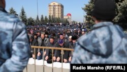 Акция протеста в ингушской столице. Магас, 26 марта 2019 г.