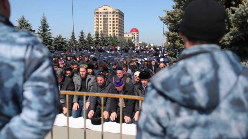 Магасерчу митинган декъашхо полицин кара кхаьчна. Диъ шарахь лехамашкахь вара иза