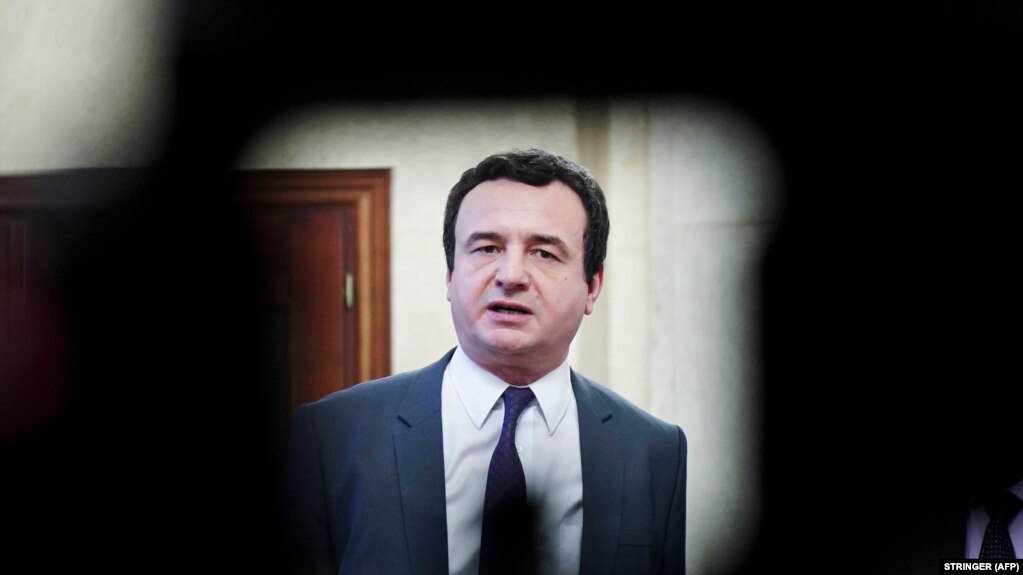 Kryeministri në detyrë i Kosovës, Albin Kurti.