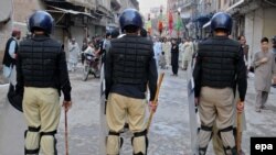 Protests have erupted in Khyber-Pakhtunkhwa Province in response to a video circulated on social media showing officers stripping a young man and beating him at a police station in the provincial capital, Peshawar. (file photo)