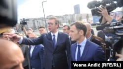 Ministar finansija Siniša Mali i predsednik Srbije Aleksadar Vučić