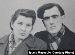 Ружа Ждановіч і Генадзь Марковіч. Барысаў, 1960-я гг