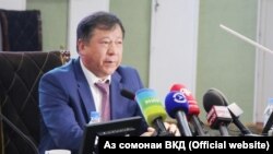 Тожикистон ички ишлар вазири Рамазон Раҳимзода.
