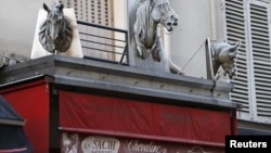 Мясная лавка в Париже, специализирующаяся на продаже конины. 16 января 2013 года.