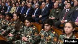 Armena - President Serzh Sarkisian attends a conference of the Yerkrapah Union in Yerevan, 18Feb2017.