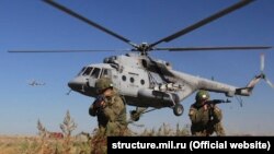 Бригадні тактичні навчання військових армійського корпусу Чорноморського флоту Росії в Криму