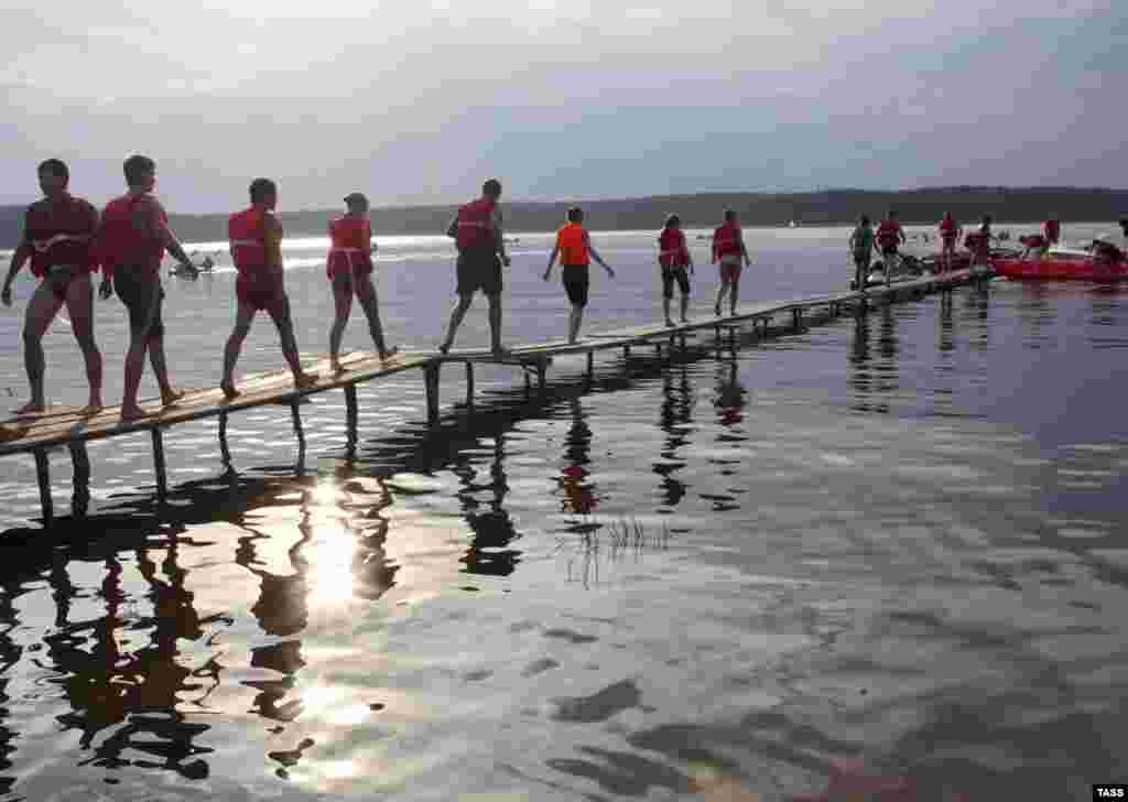 Political Camp - Recreational activities such as boating and swimming are also mastered at the camp.