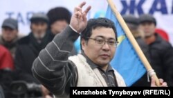Kazakh dissident Ermek Narymbaev (file photo)