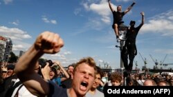 Од протестите против Г20, Хамбург, 06.07.2017.