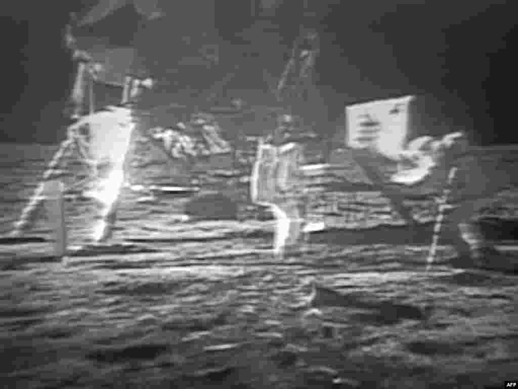 20 iyul 1969. NASA-nın yaydığı görüntü