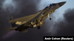 Израиль әскери-әуе күштерінің F-15 ұшағы (Көрнекі сурет).