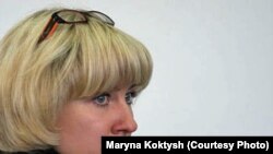 "Narodnaya volya" deputy editor in chief Maryna Koktysh (file photo)