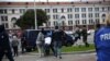 У Білорусі відбулися нові протести і нові затримання, зокрема журналістів