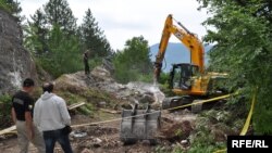 Arhivska fotografija: Ekshumacija kod Višegrada