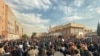 Students protests at Tehran's Beheshti University. January 12, 2020